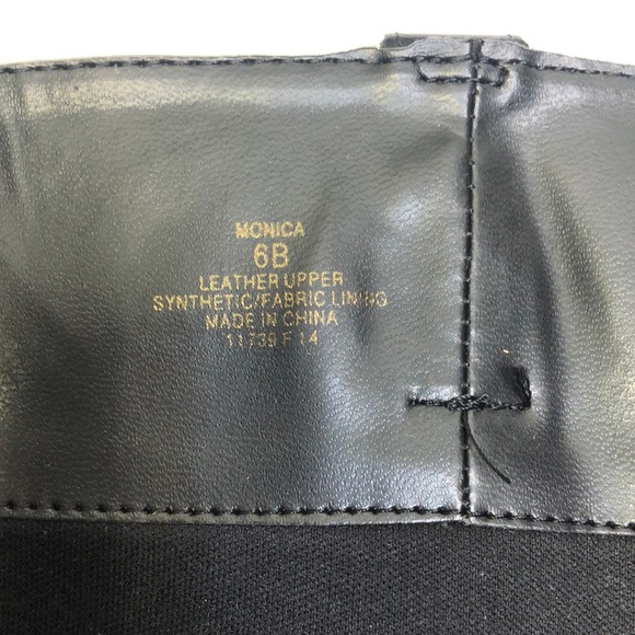 Lauren Ralph Lauren Monica Black Boots Wide calf New 6 B - Picture 4 of 11